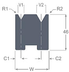 С двумя ручьями  STM 60 Арт.502